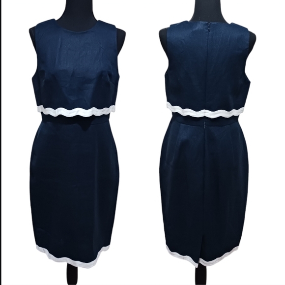 J. Crew Going Places Linen Sheath Dress - Picture 3 of 10